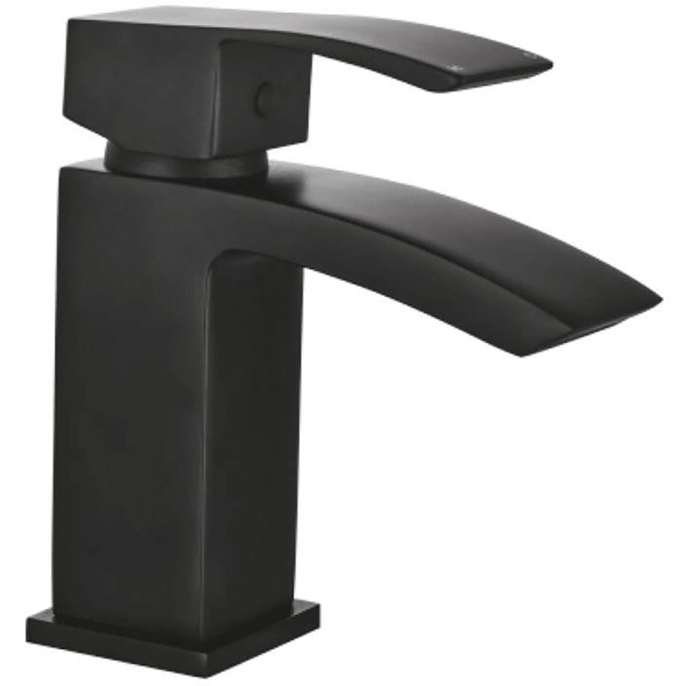 Luxe81 Descent Black Mini Mono Basin Mixer Tap