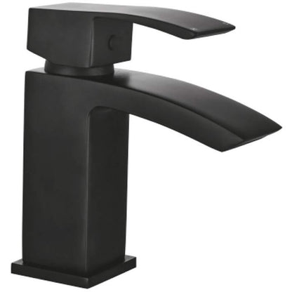 Luxe81 Descent Black Mini Mono Basin Mixer Tap