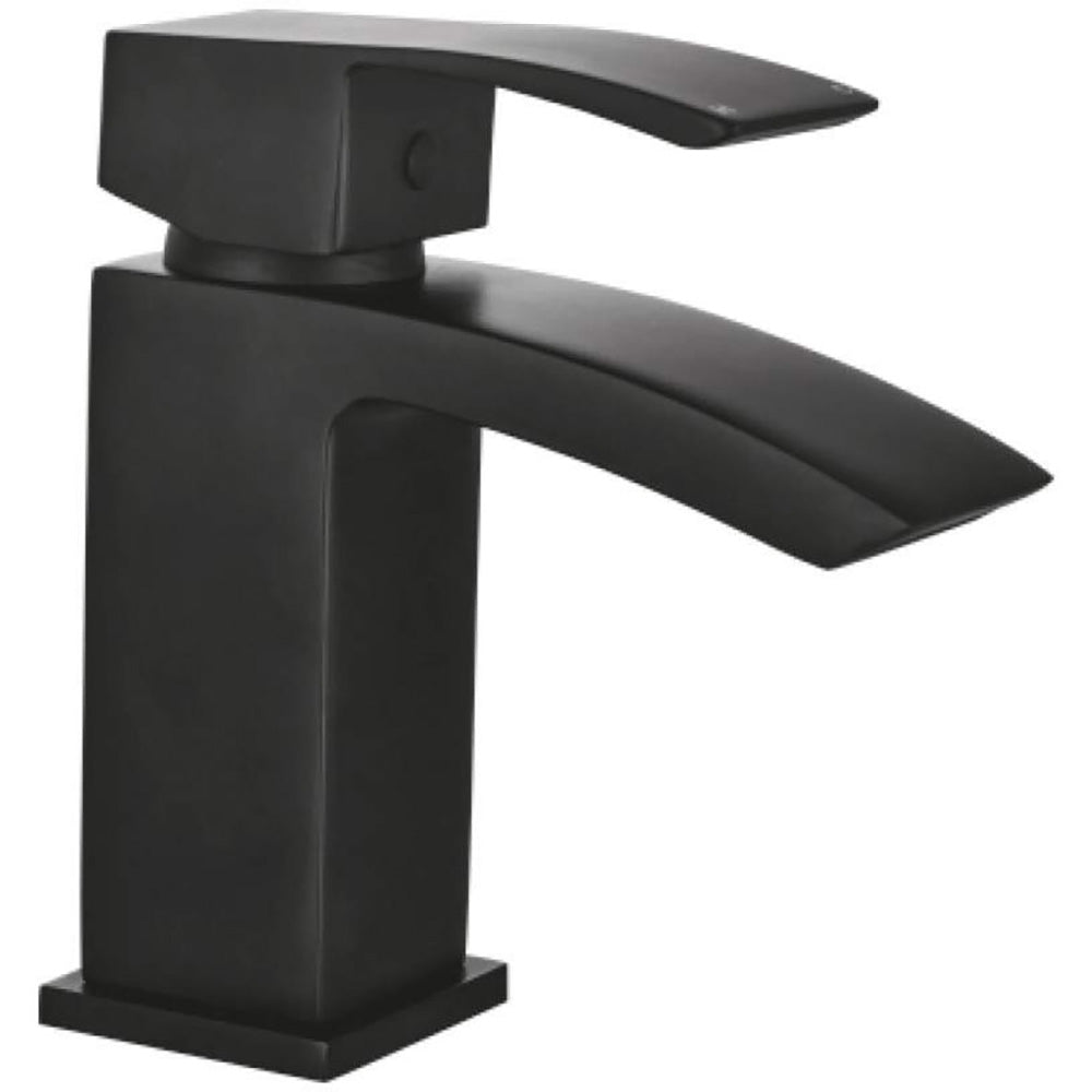 Luxe81 Descent Black Mono Basin Mixer Tap