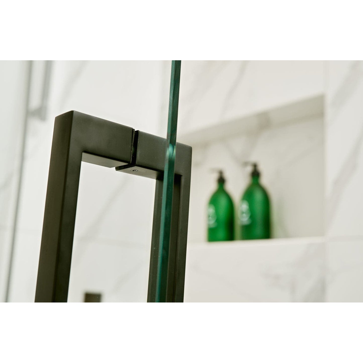 Merlyn Ionic Essence Frameless Black Sliding Shower Door