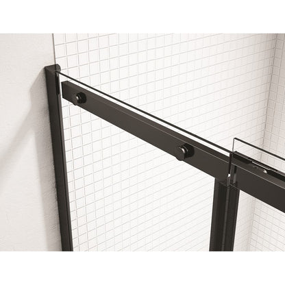 Merlyn Ionic Essence Frameless Black Sliding Shower Door