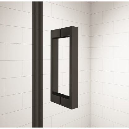 Merlyn Ionic Essence Frameless Black Sliding Shower Door