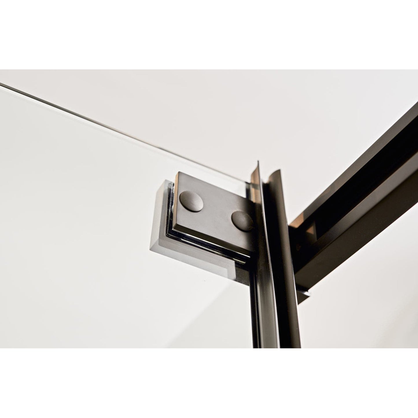 Merlyn Ionic Essence Frameless Black Sliding Shower Door