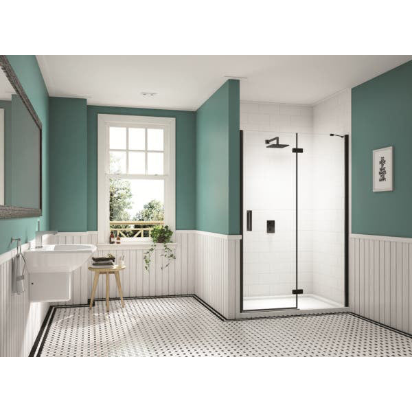 Merlyn Ionic Essence Frameless Hinge And Inline Shower Door