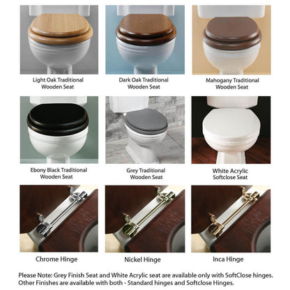 Silverdale BSPANWM6WHI Balasani 365 x 572mm Wall Mounted WC Pan