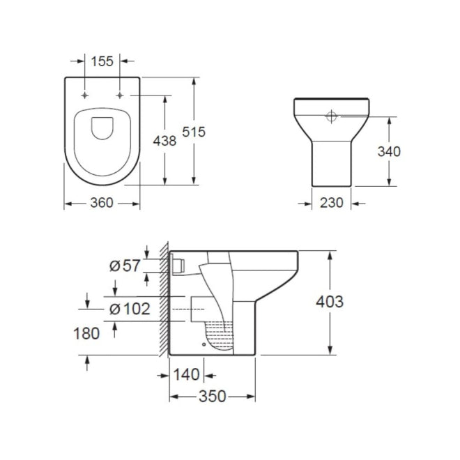 Luxe81 Toilet and Seat