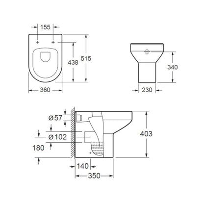 Luxe81 Toilet and Seat