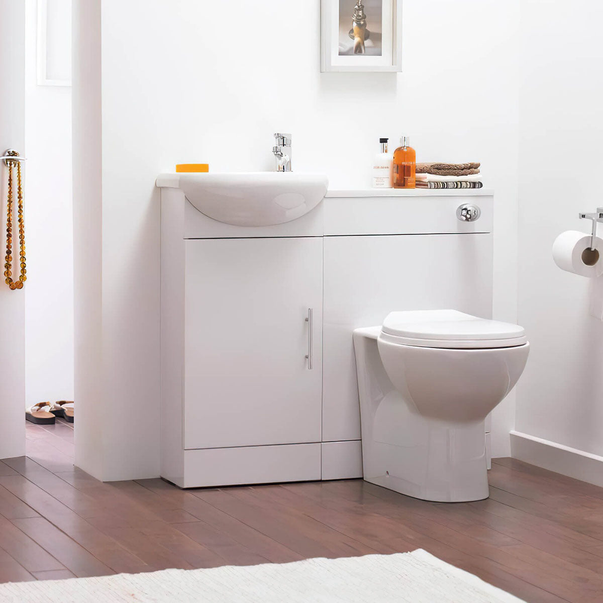 Nuie Melbourne 355 x 520mm Back-To-Wall White WC Pan BTW002