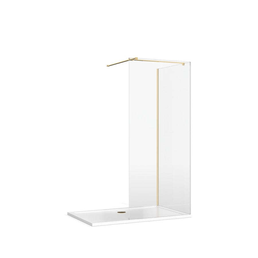 Burlington Glass Corner with T Bracing Bar