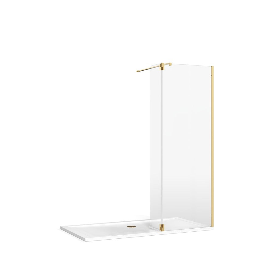 Burlington Recess with Hinged Deflector (Wall Bracing Bar)