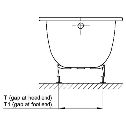 Bette Classic Steel Bath - Built To Last | Includes Legs