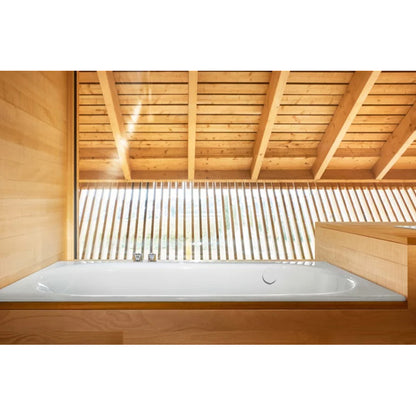 Bette Comodo Steel Bath with Side Overflow - Multiple Sizes Available | Includes Legs