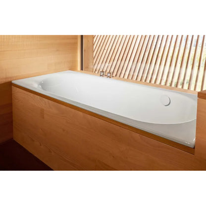 Bette Comodo Steel Bath with Side Overflow - Multiple Sizes Available | Includes Legs