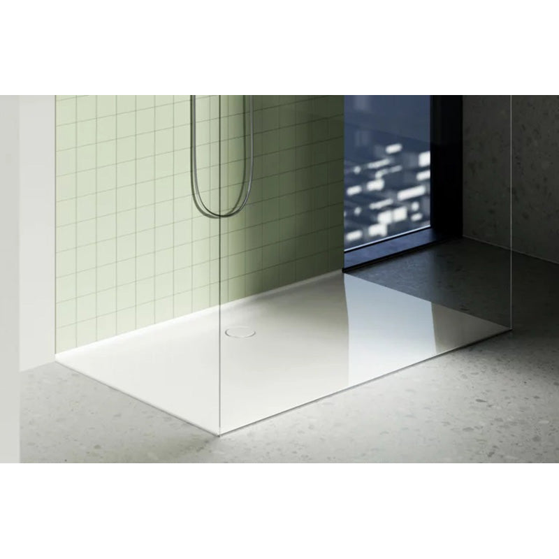 Bette Floor Side Shower Tray, Lifestyle View