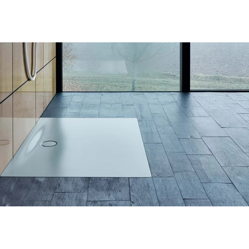 Bette Floor Side Shower Tray, Lifestyle View