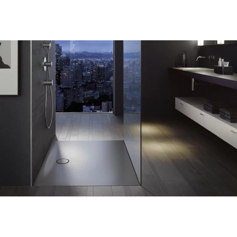 Bette Floor Side Shower Tray, Lifestyle View