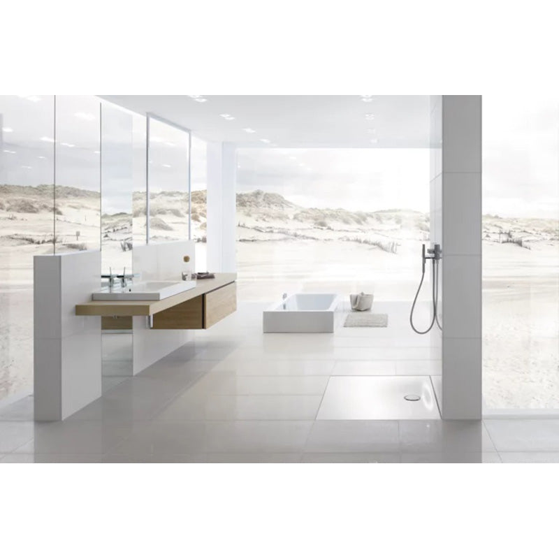 Bette Floor Side Shower Tray, Lifestyle View