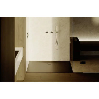 Bette Floor Side Shower Tray, Lifestyle View