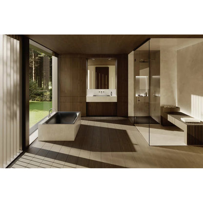 Bette Floor Side Shower Tray, Lifestyle View