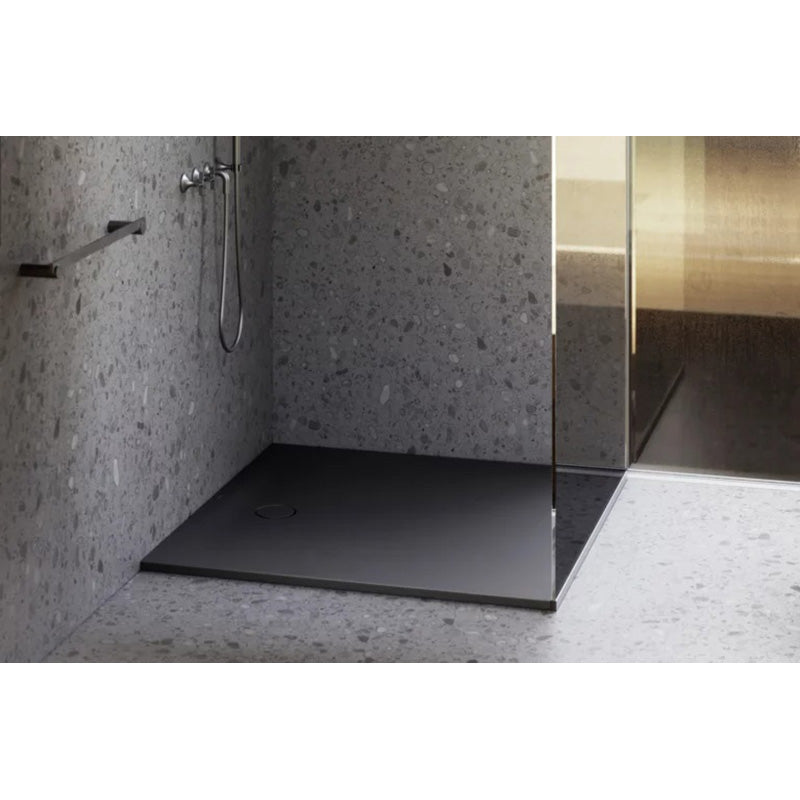 Bette Floor Side Shower Tray, Lifestyle View