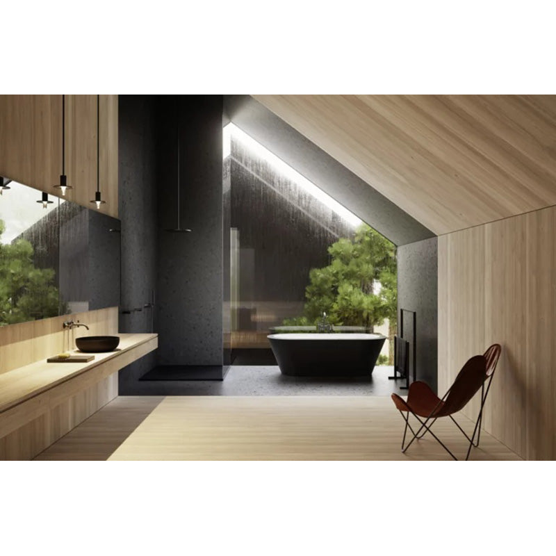 Bette Floor Side Shower Tray, Lifestyle View