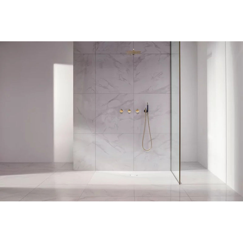 Bette Floor Side Shower Tray, Lifestyle View