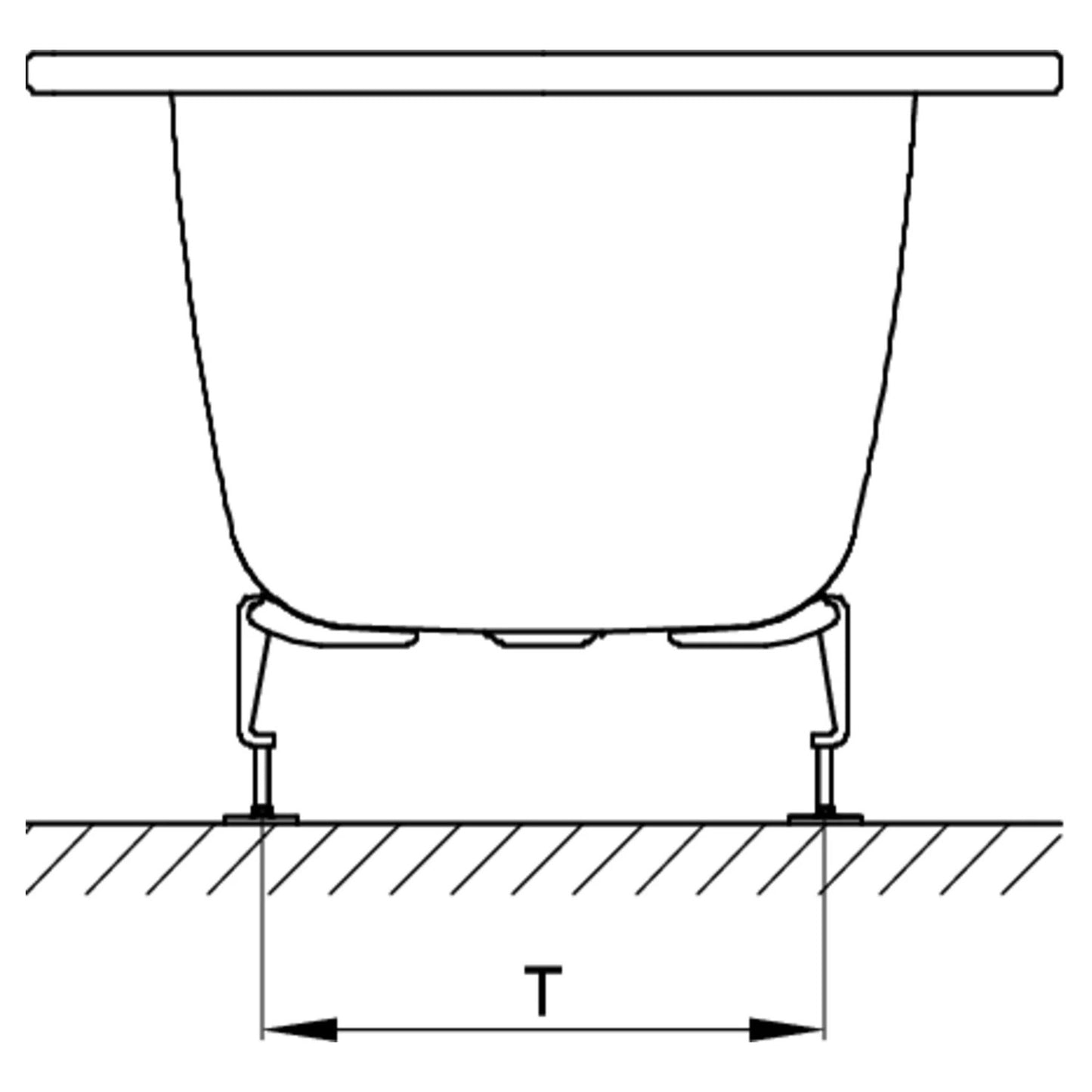 Bette Starlet I Steel Bath - Multiple Sizes Available | Includes Legs