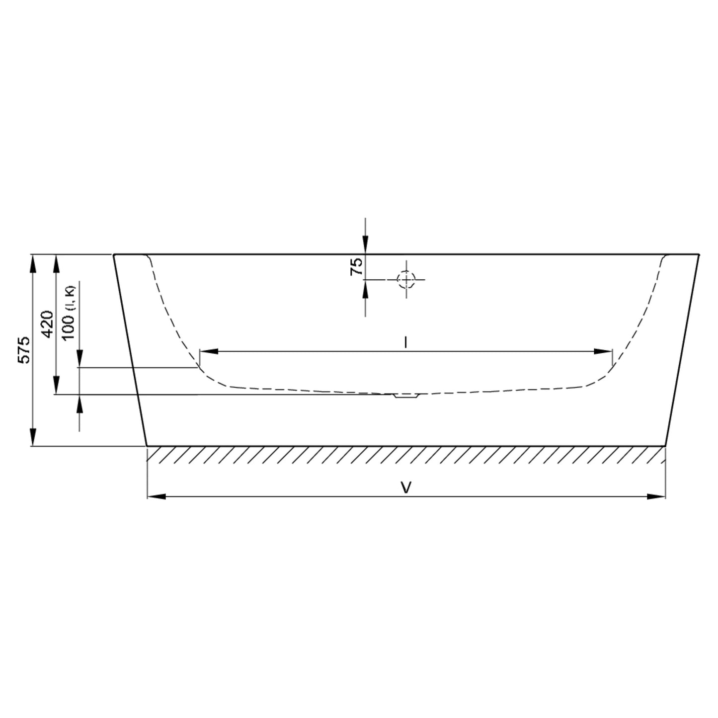 Bette Starlet I Silhouette Steel Bath - Multiple Sizes Available | Includes Legs