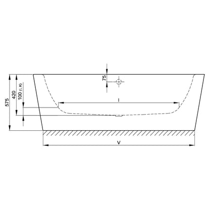 Bette Starlet I Silhouette Steel Bath - Multiple Sizes Available | Includes Legs