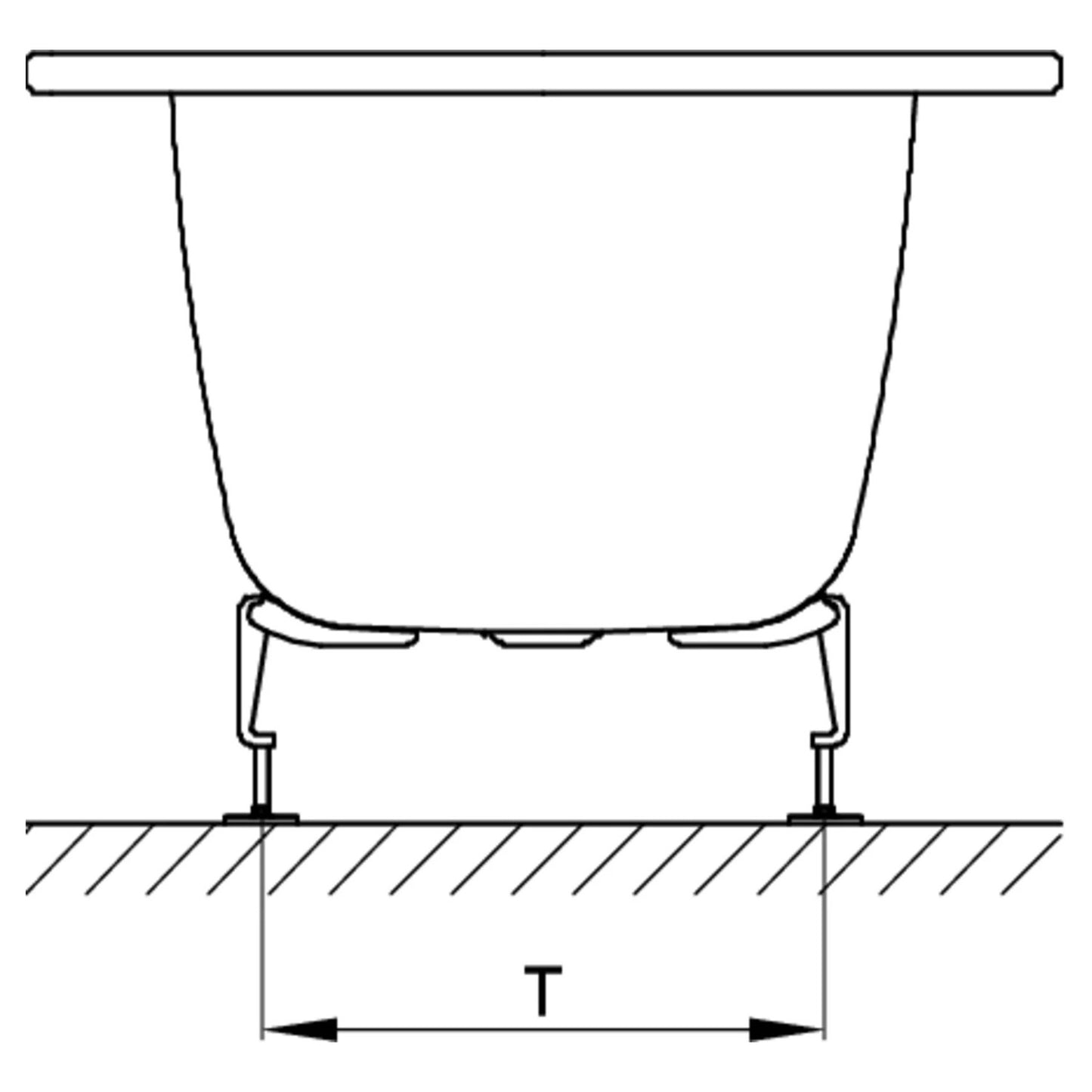 Bette Starlet IV Steel Bath - Multiple Sizes Available | Includes Legs