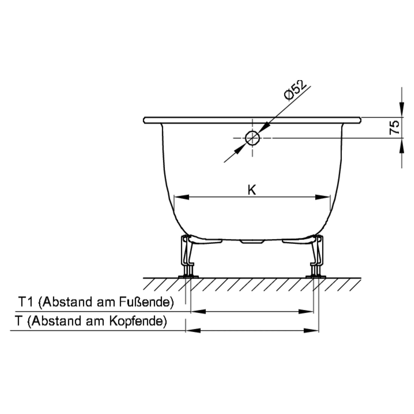 Bette Comodo Bath, Drawing