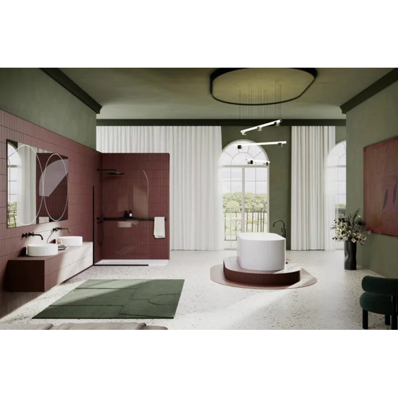 Bette Lux Oval Rectangular Silhouette Bath