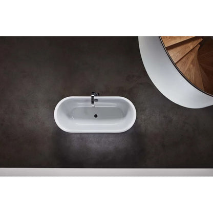 Bette Lux Oval Rectangular Silhouette Bath, Lifestyle View