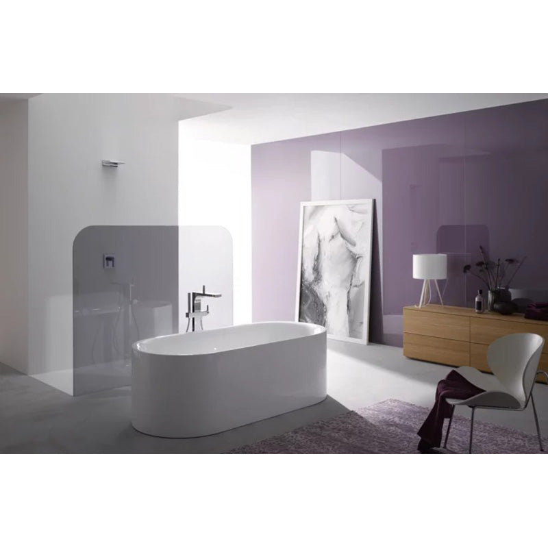Bette Lux Oval Rectangular Silhouette Bath, Lifestyle View