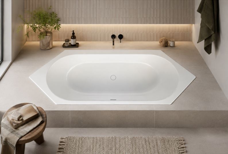 Bette Starlet Hexagonal Steel Bath Multiple Sizes | Includes Legs