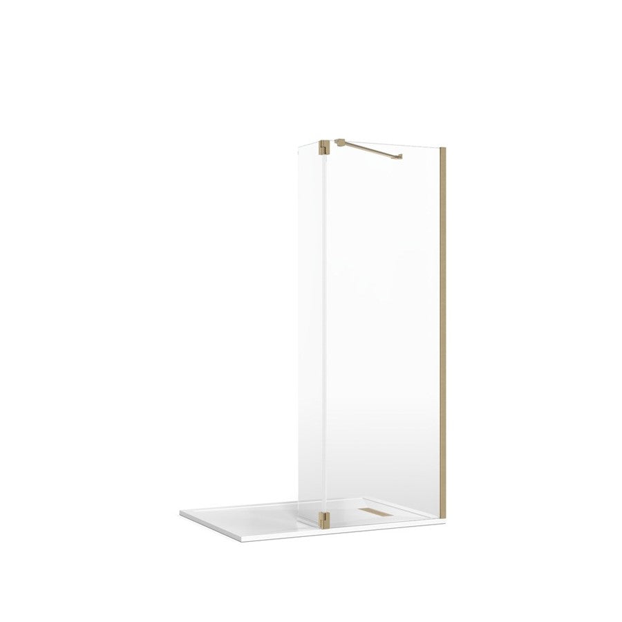 Crosswater Gallery 8 Recess with Hinged Deflector (Angled Bracing Bar)