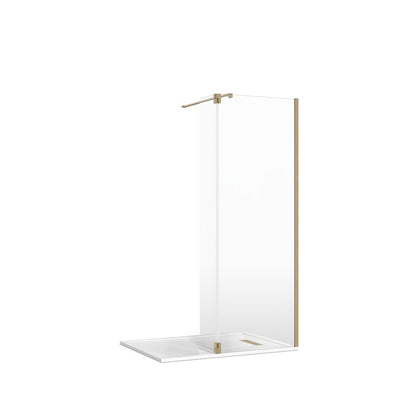 Crosswater Gallery 8 Recess with Hinged Deflector (Wall Bracing Bar)
