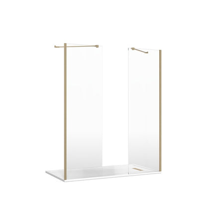 Crosswater Gallery 8 Recess with Double Panel (Angled Bracing Bar)