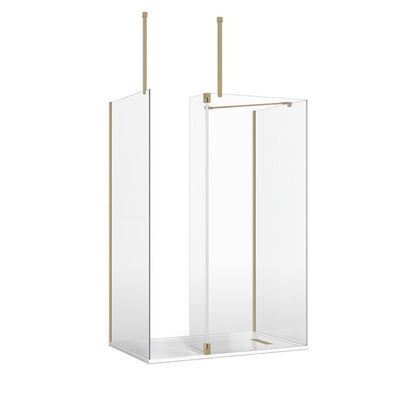 Crosswater Gallery 8 Three Sided with Hinged Deflector (Angled/Ceiling Bars)