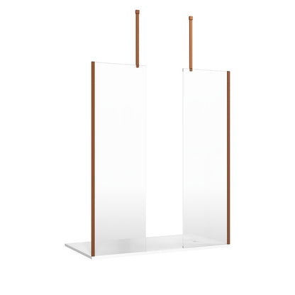 Crosswater Gallery 8 Recess with Double Panel (Ceiling Bracing Bar)