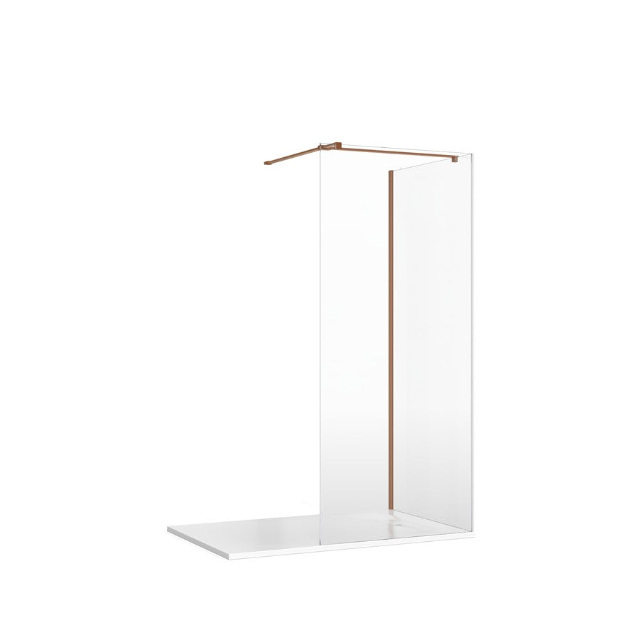 Crosswater Gallery 8 Glass Corner with T Bracing Bar