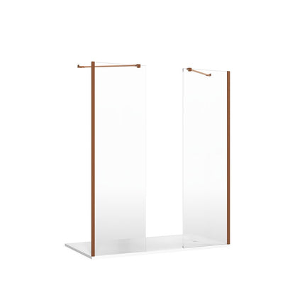 Crosswater Gallery 8 Recess with Double Panel (Angled Bracing Bar)