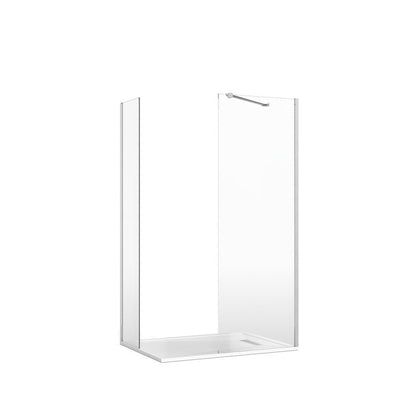 Crosswater Gallery 8 Corner with End Panel (Angled Bracing Bar)