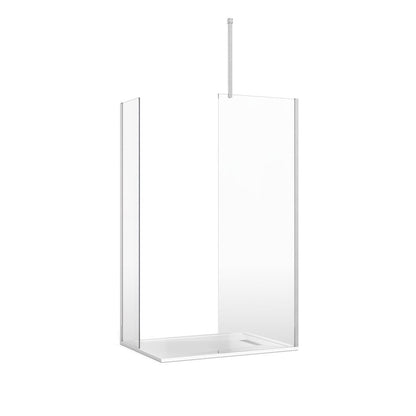 Crosswater Gallery 8 Corner with End Panel (Ceiling Bracing Bar)