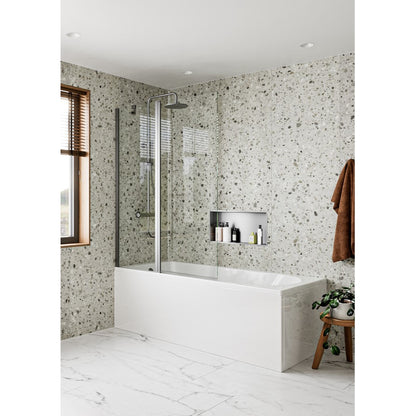 Crosswater Clear 6 Double Bath Screen