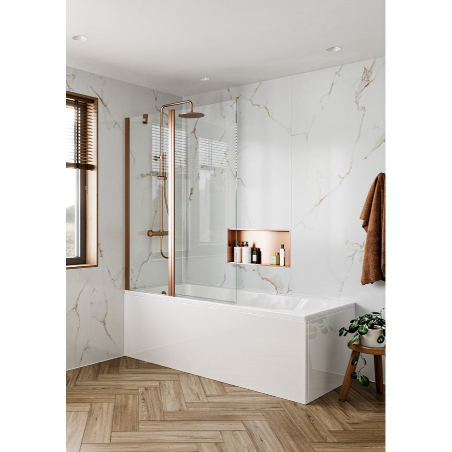 Crosswater Clear 6 Double Bath Screen