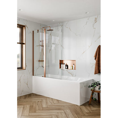 Crosswater Clear 6 Double Bath Screen