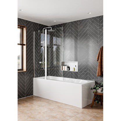 Crosswater Clear 6 Double Bath Screen