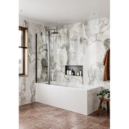 Crosswater Clear 6 Double Bath Screen