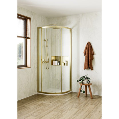 Crosswater Clear CAQSBC0800 6 Quadrant Single Door